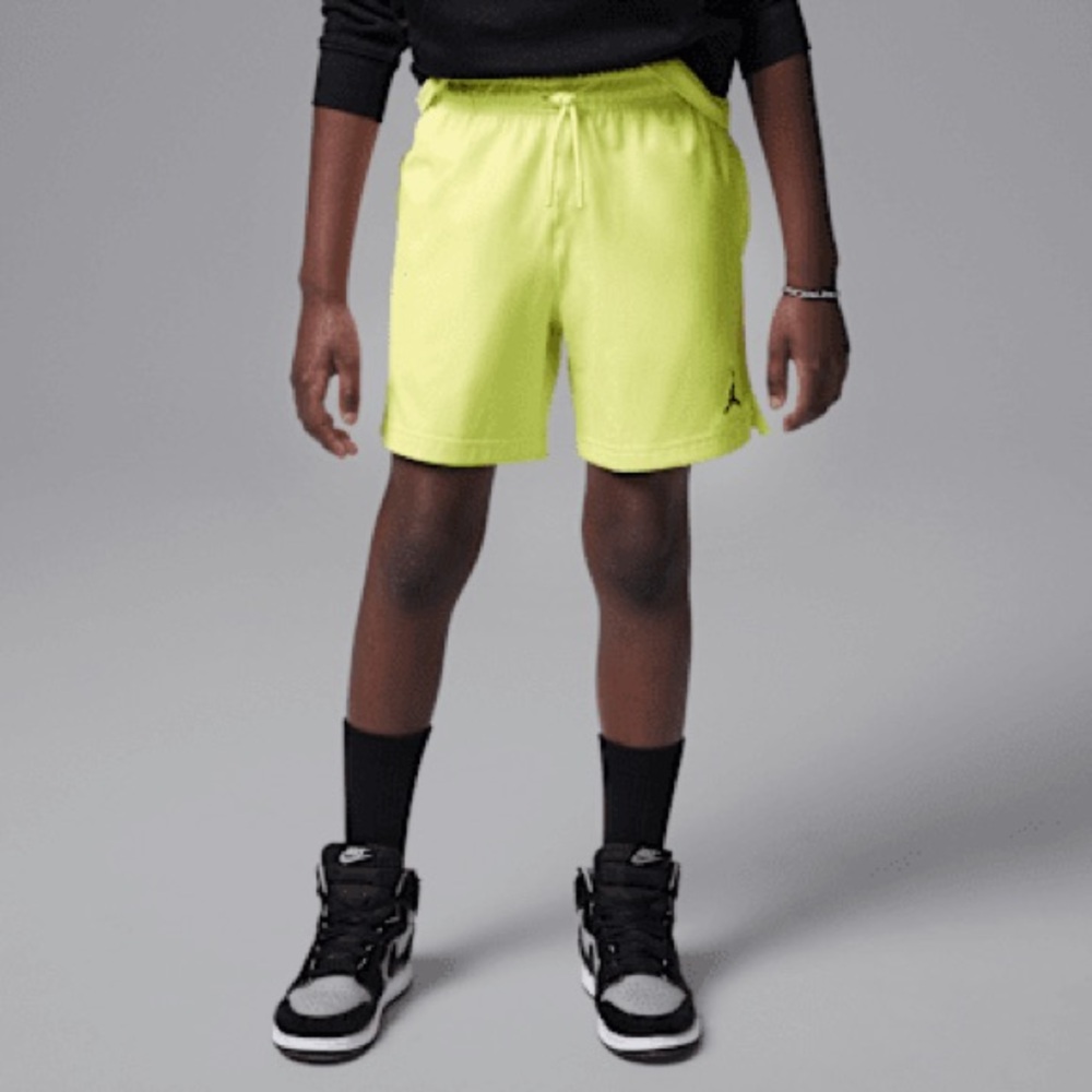 DRI-FIT Jordan Kids Bright Green Athletic Shorts